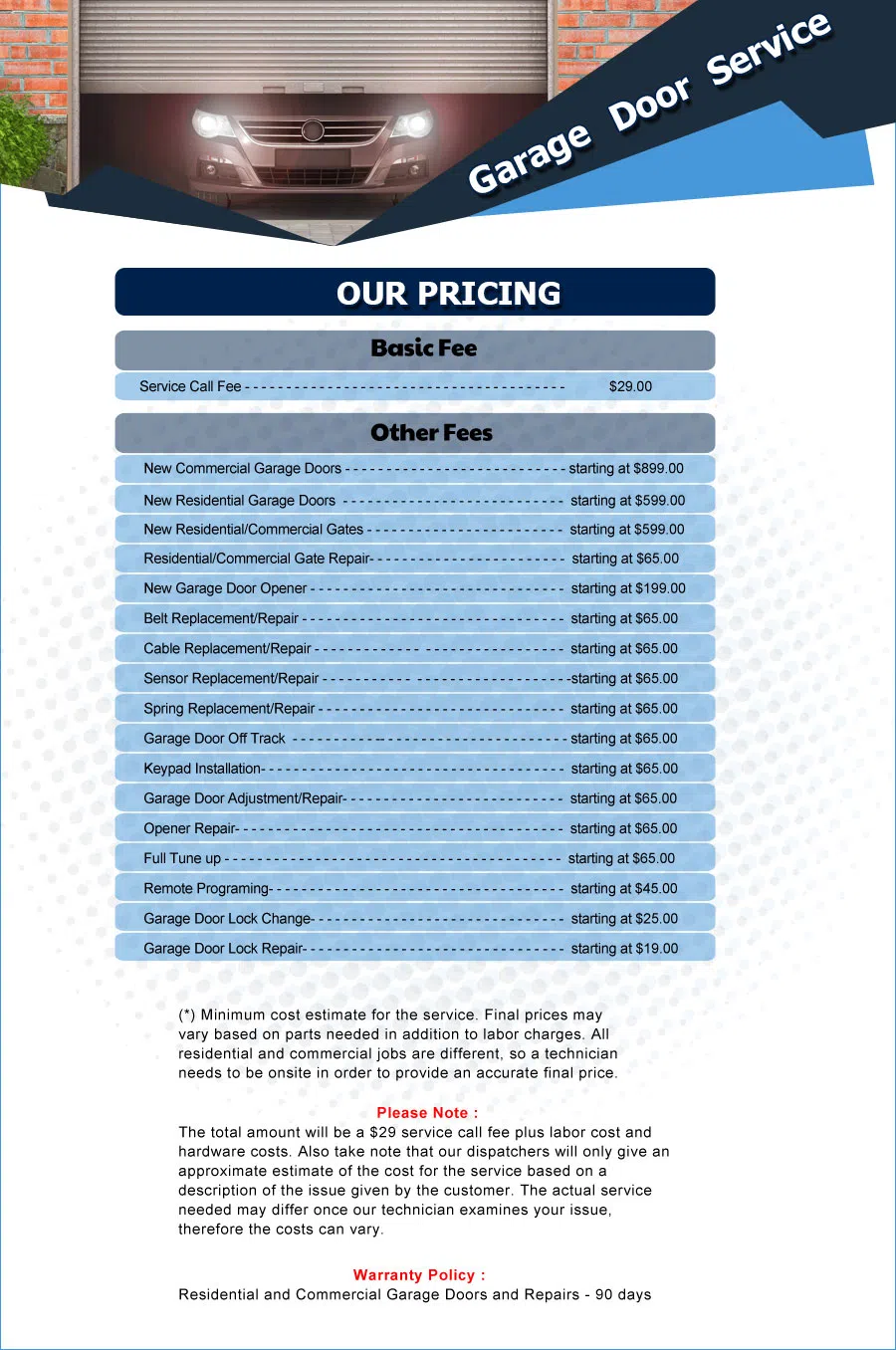 United Garage Door Winter Park, FL 407-818-1199